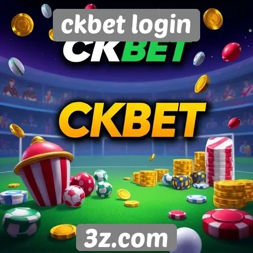 ckbet login oferece diversas opções de jogos